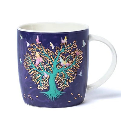 Geschenk-Set Teetasse mit Sieb Lovebirds