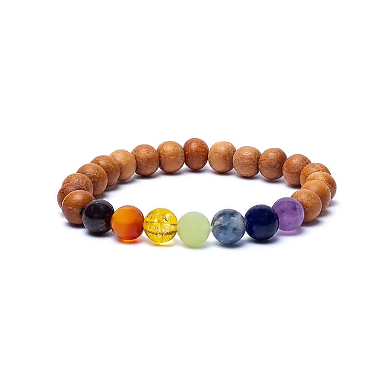 Armband Chakra Kadamholz elastisch www.klosterlaedchen.com