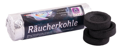 Berk Holzkohletabletten 4 cm 1 Rolle à 10 Tabletten