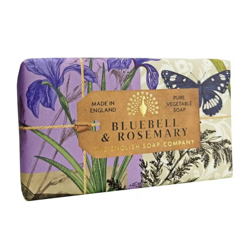 The English Soap Company, Bluebell & Rosemary Soap Bar, Anniversary Collection