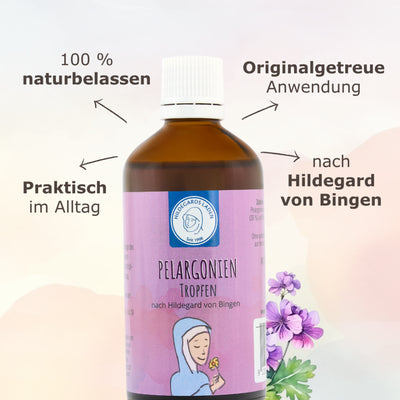 Pelargonien Tropfen 100ml | Hildegard von Bingen