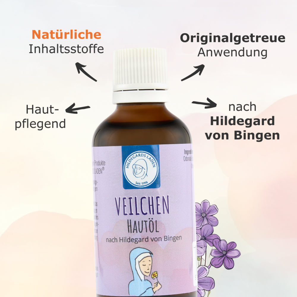 Veilchen Hautöl 50ml | Hildegard von Bingen